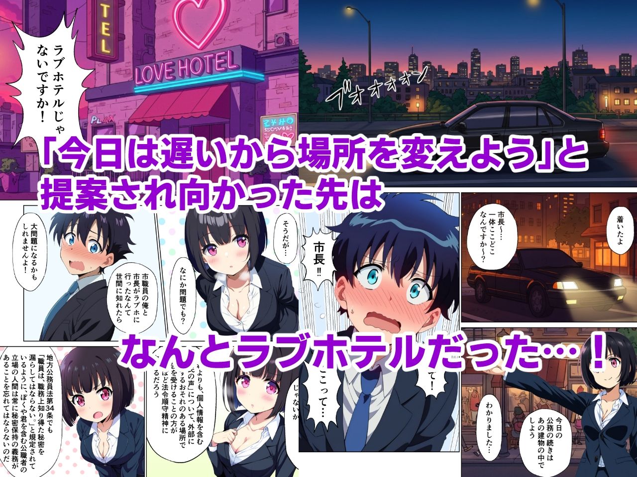 サンプル画像3:ぼくっ娘市長とラブホで公務の打ち合わせをしていたら男女の関係になっちゃう話(ふゆり愛) [d_681321]