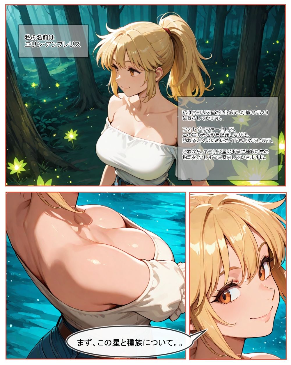 サンプル画像2:ネコリス星  爆走案内！エリンのHチャージ！Vol.1(AI-Loves★) [d_681736]