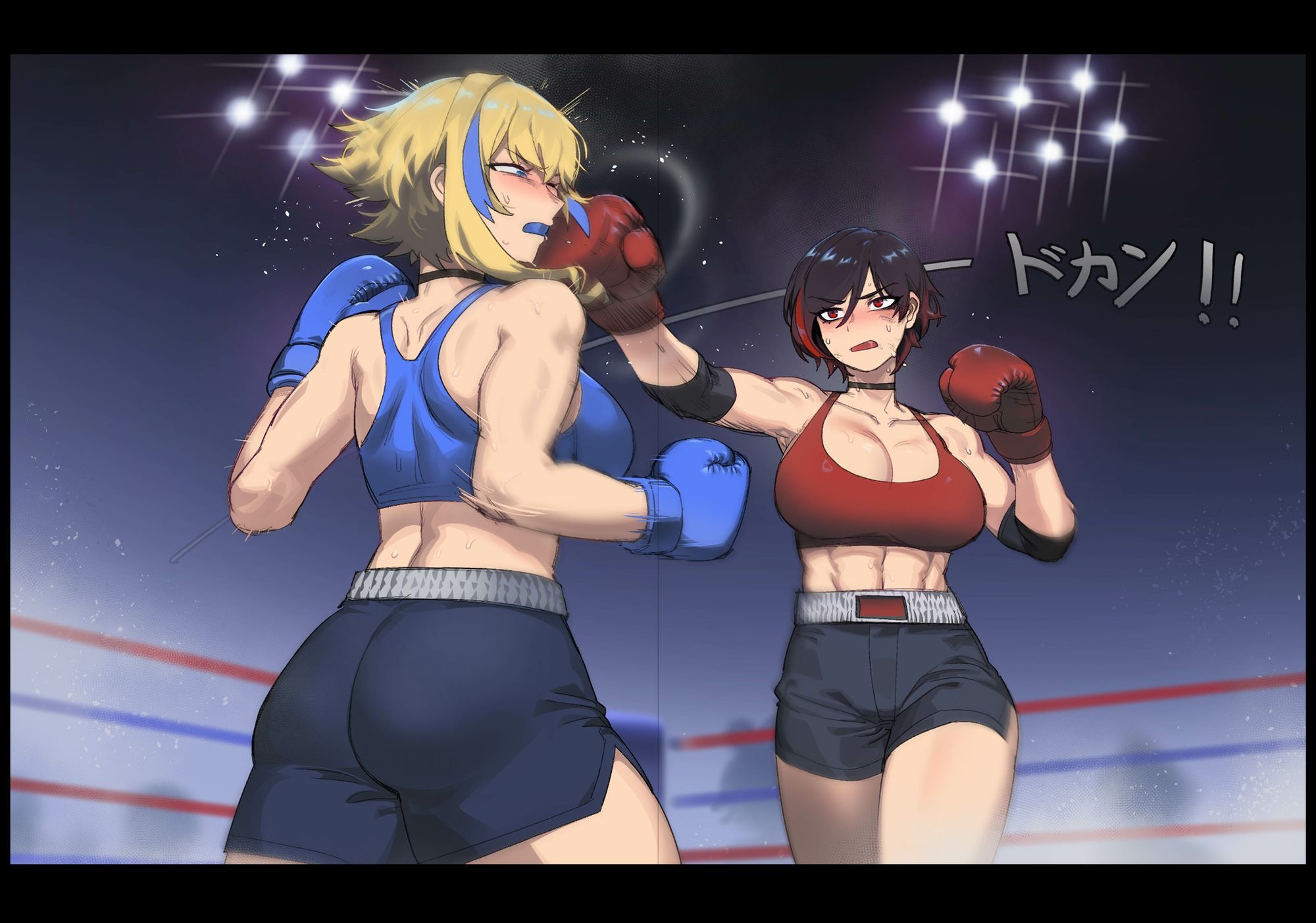 サンプル画像3:RED VERSUS BLUE(NEKOUJI) [d_681772]