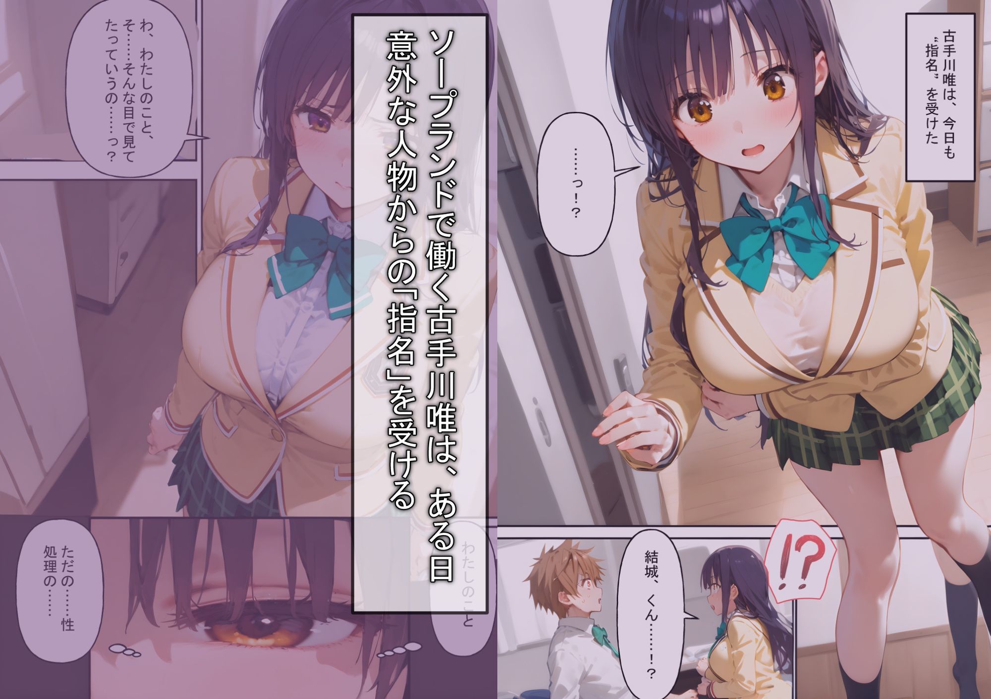 サンプル画像1:中出しソープランド  古〇川唯 ショートコース編(あいだほ) [d_681924]