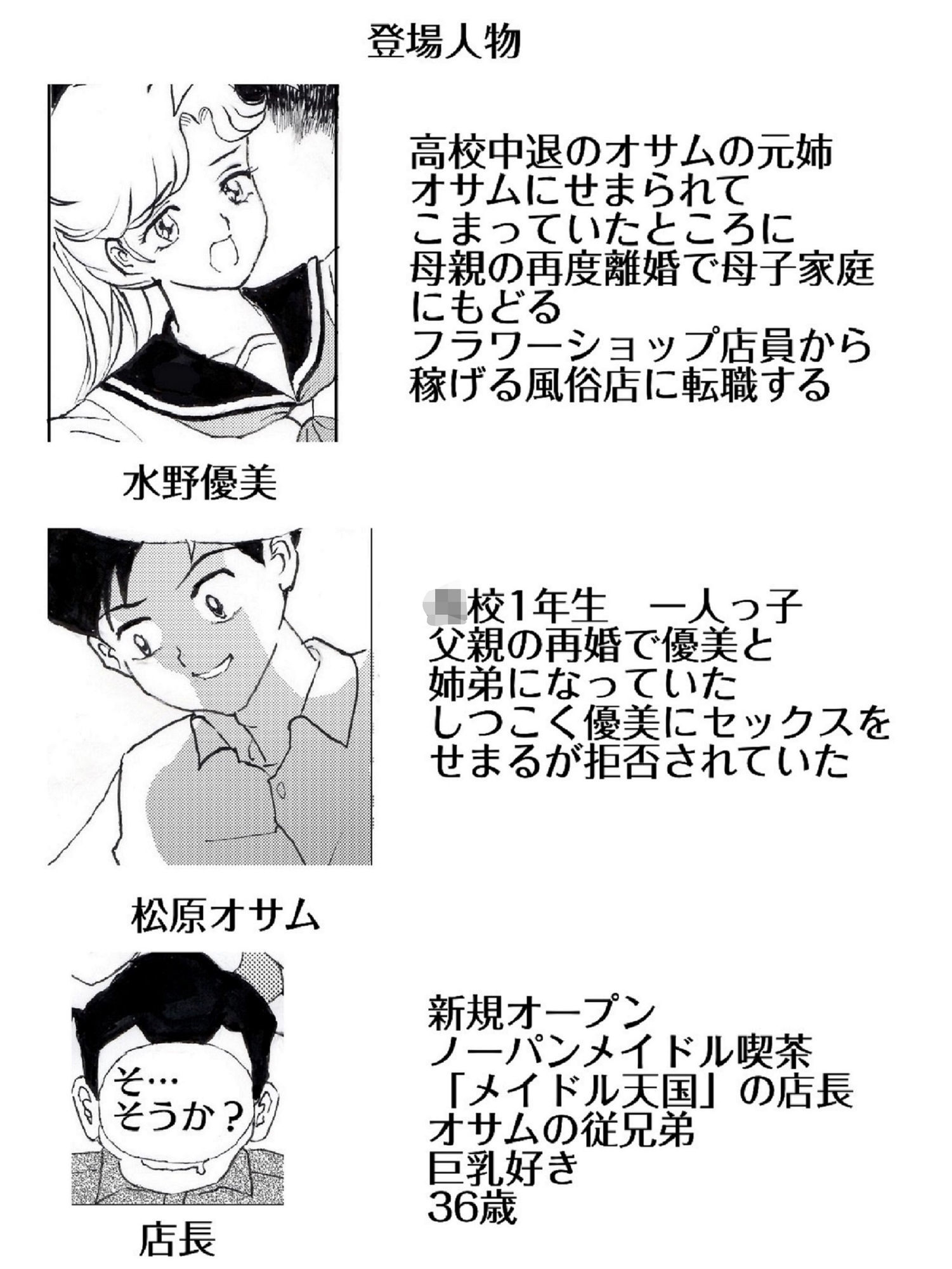 ノーパンメイドル喫茶の巨乳女子が元姉だった 画像1