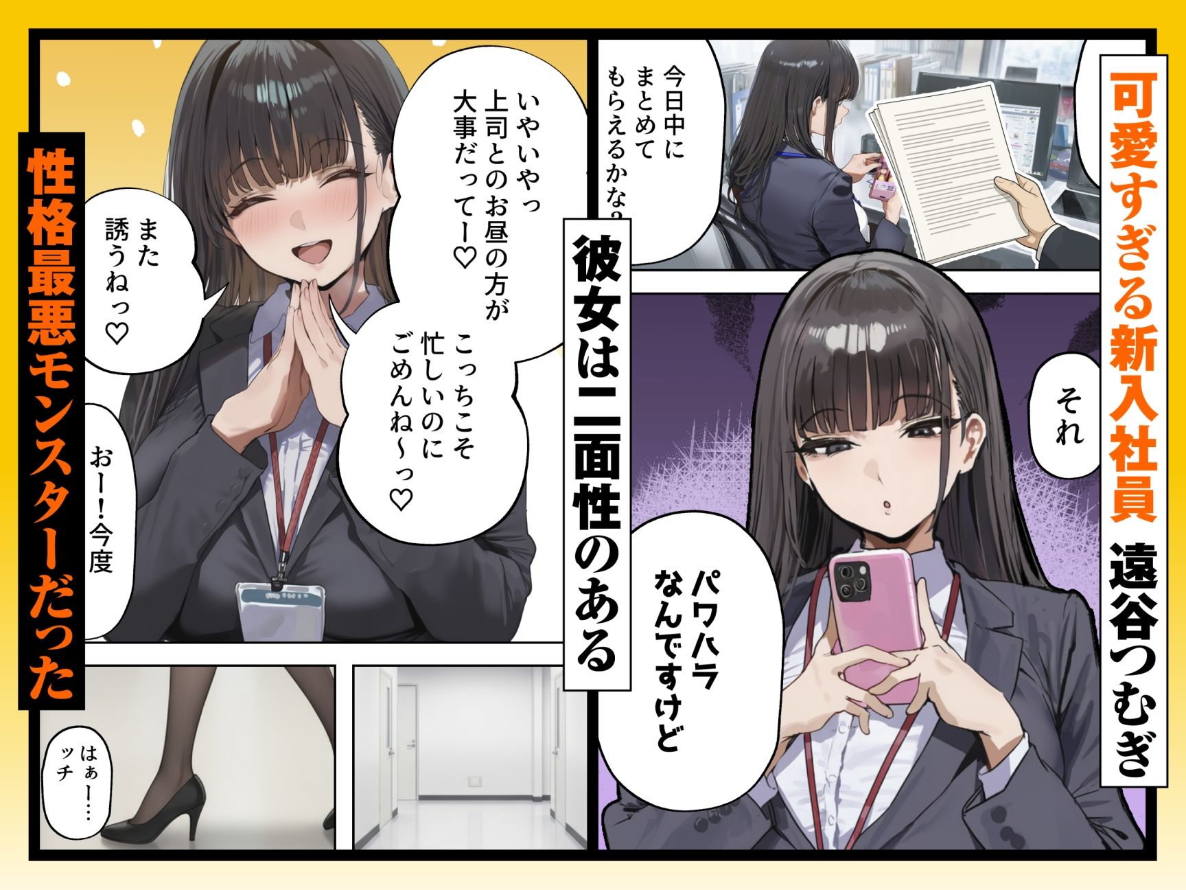 生意気新卒つむぎちゃん 媚薬飲んじゃったせいで嫌いな上司と生ハメセックスしたくてたまらないんだけど!? 画像1