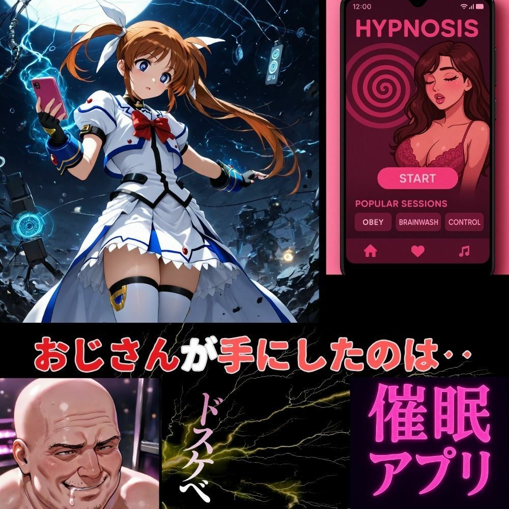 【催●レベルS】おじさん専用アプリによる魔力の強●注入‥高町なのは 画像2