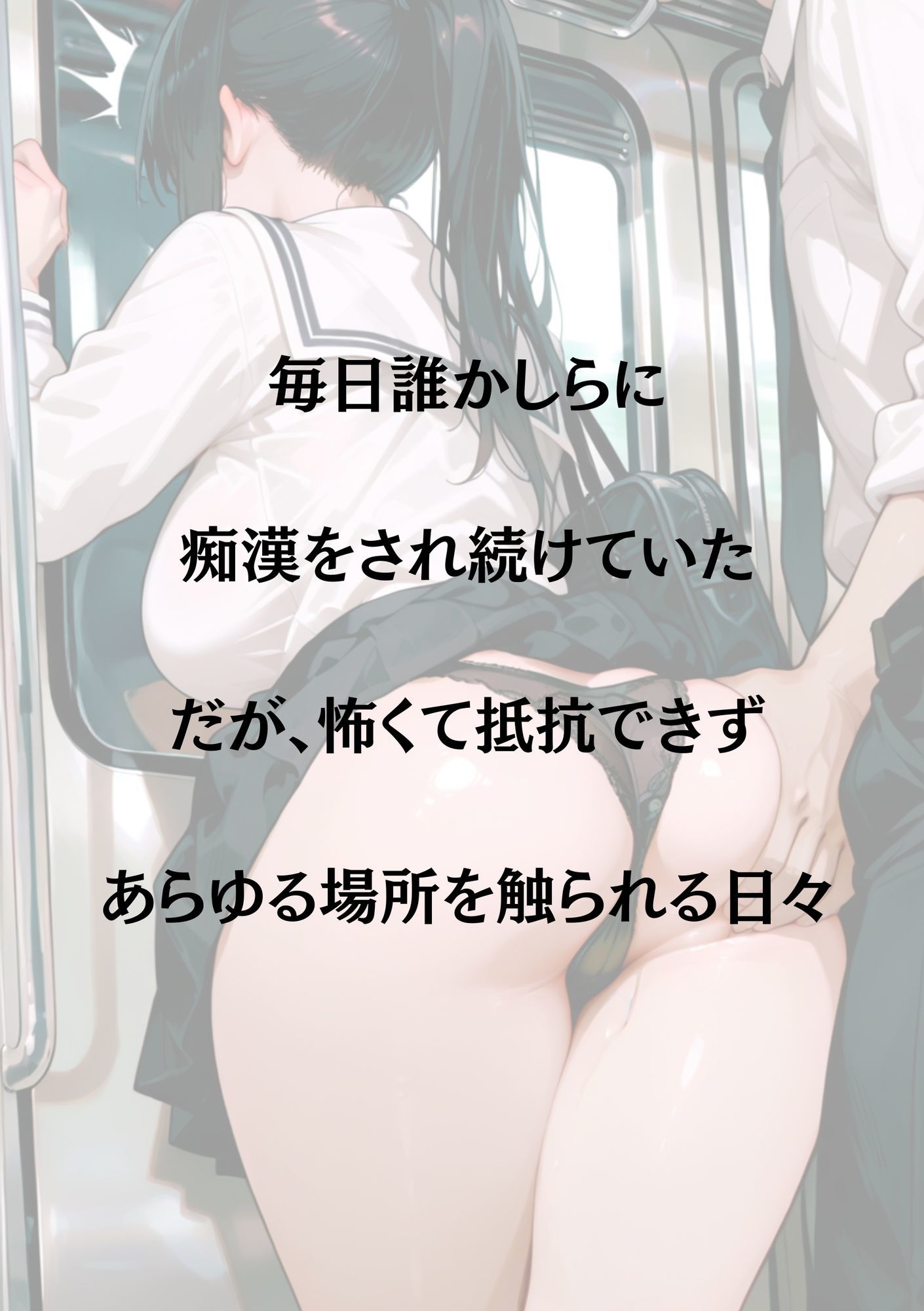 サンプル画像2:【速報】【JKが痴●被害に！】日々痴●被害に遭ってる ひめさん［18歳］推定Hカップのまんこに男性が精子を中出しされ。性被害に逢う。(JK専門店) [d_682752]