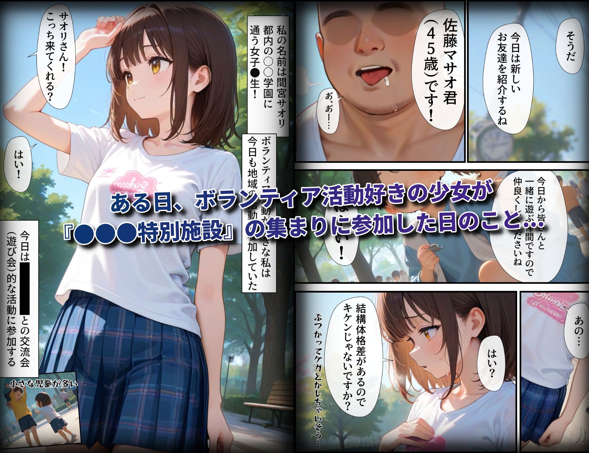 サンプル画像1:痴醜活動【ボランティア編】(ふりかけラブ) [d_682834]