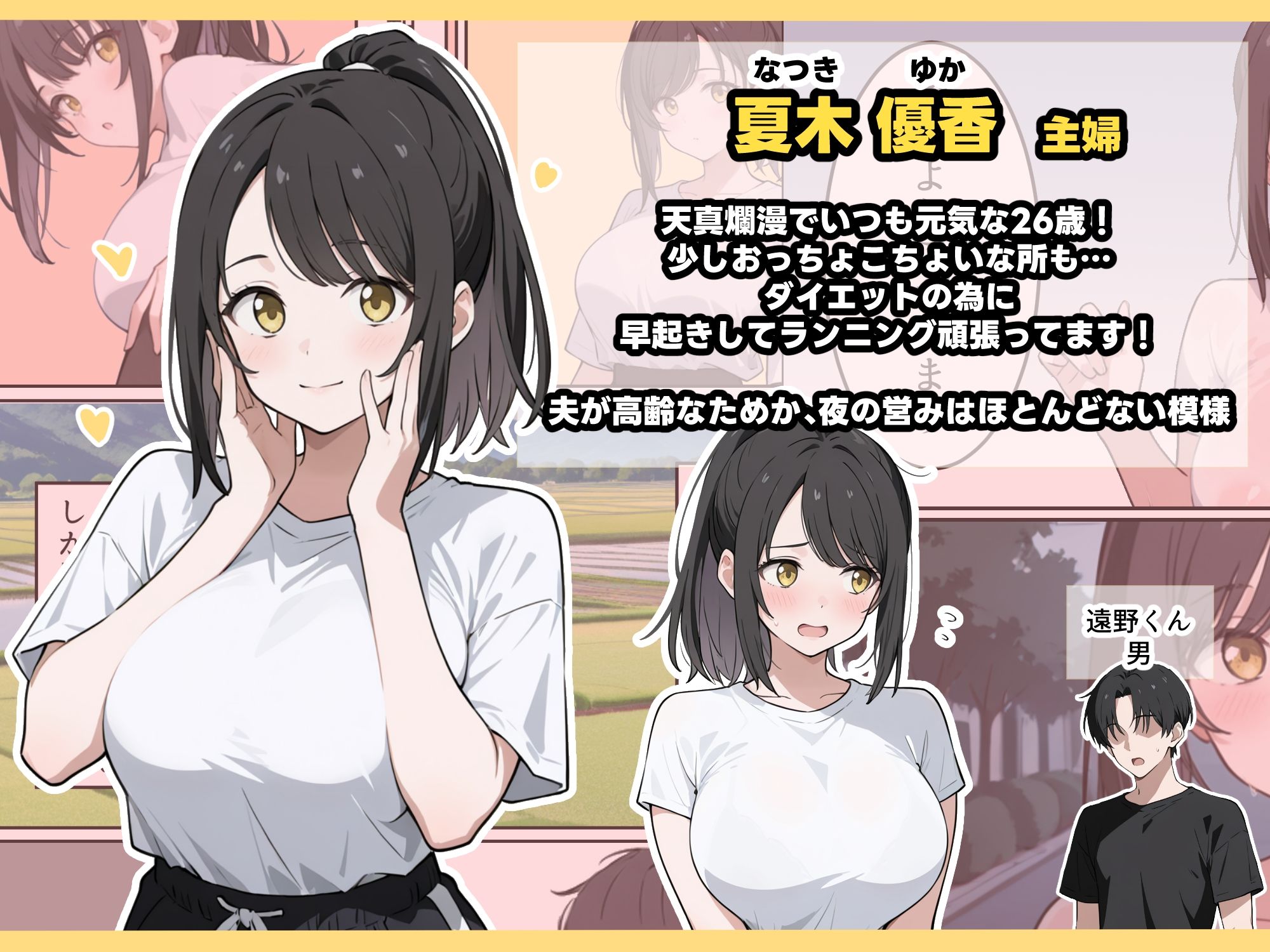 サンプル画像1:ノーブラでランニングする人妻は欲求不満だったようです(なぎなぎぃ) [d_682871]