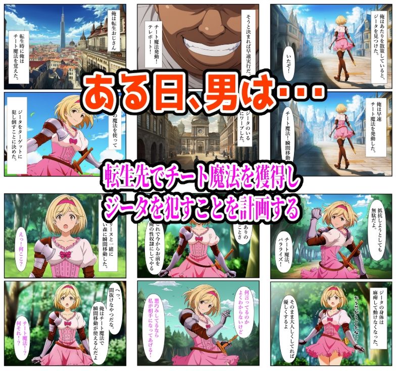 チート魔法で絶対服従! ジータ快楽責め完全敗北 画像1