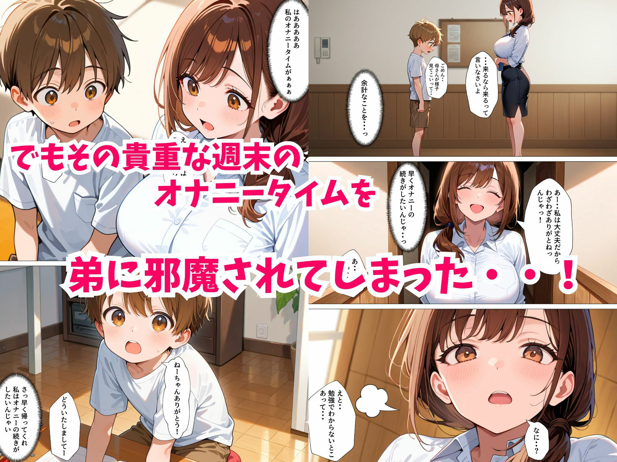 弟にオナニーのジャ魔されたから責任取ってもらった話-4