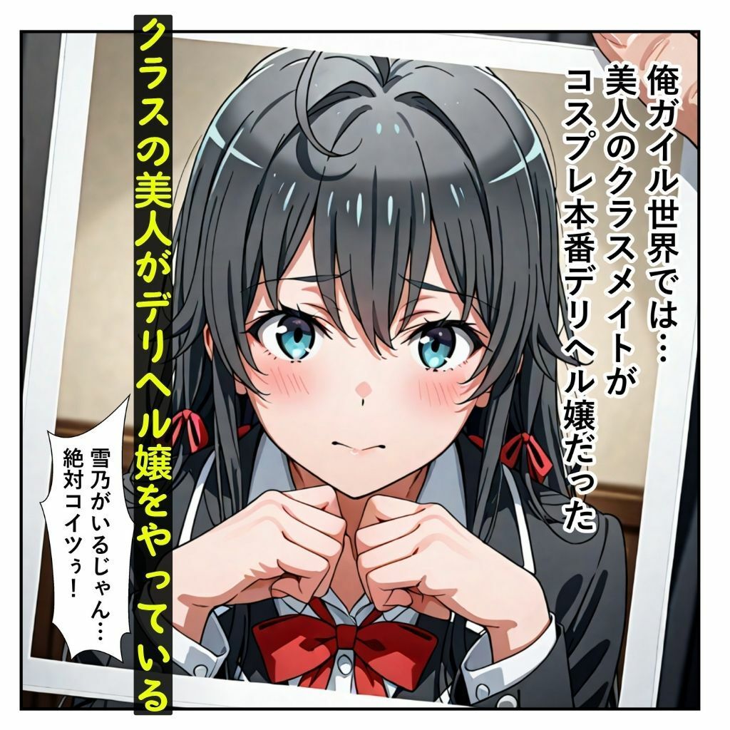 サンプル画像2:俺ガイル世界では？美人のクラスメイトがコスプレ本番デリヘル嬢だった［本編＋大量エロCG付き］(Pre-Factory) [d_683673]