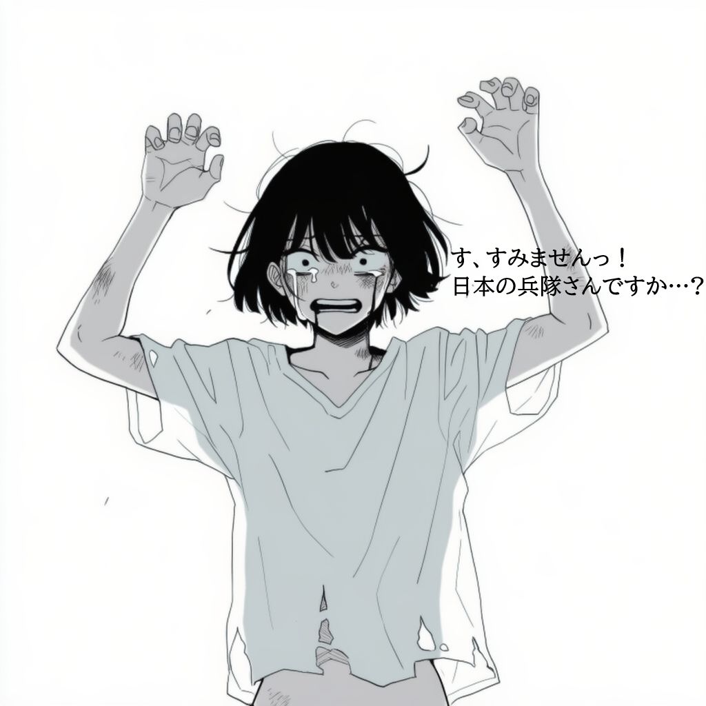 戦場で拾ったダウナー系JKに誘惑されたので、無責任中出しして孕ませた。 画像1