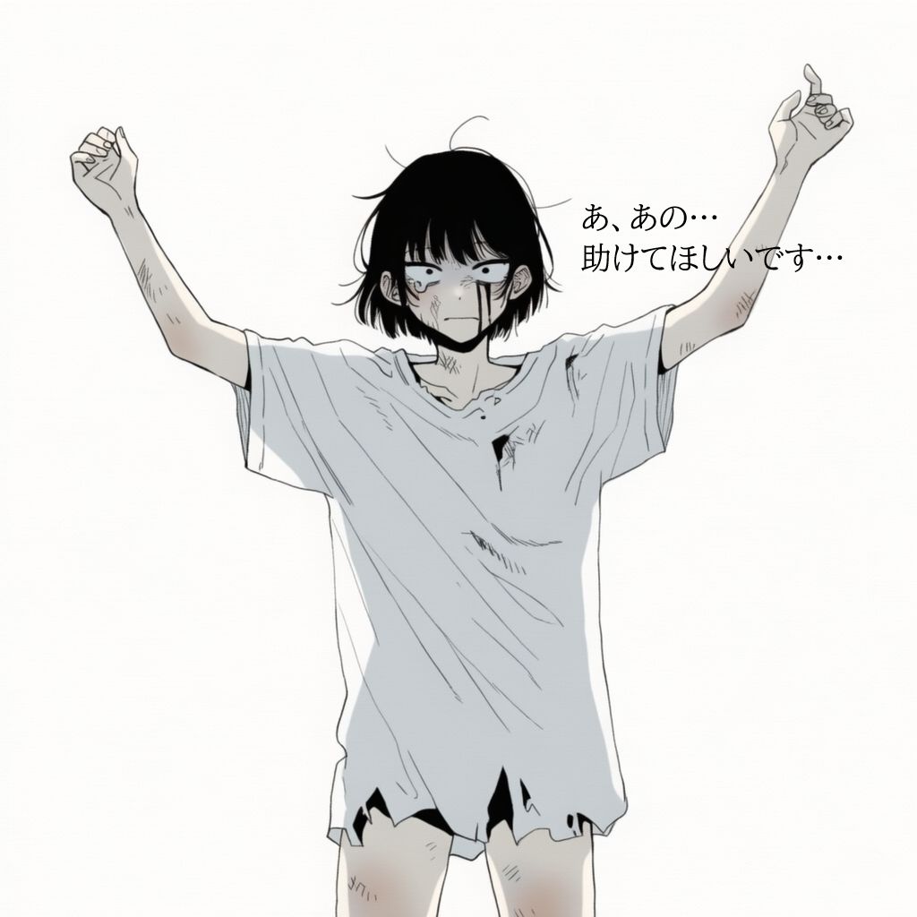 サンプル画像2:戦場で拾ったダウナー系JKに誘惑されたので、無責任中出しして孕ませた。(ハラメウメ) [d_684920]