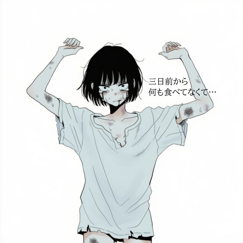 サンプル画像4:戦場で拾ったダウナー系JKに誘惑されたので、無責任中出しして孕ませた。(ハラメウメ) [d_684920]