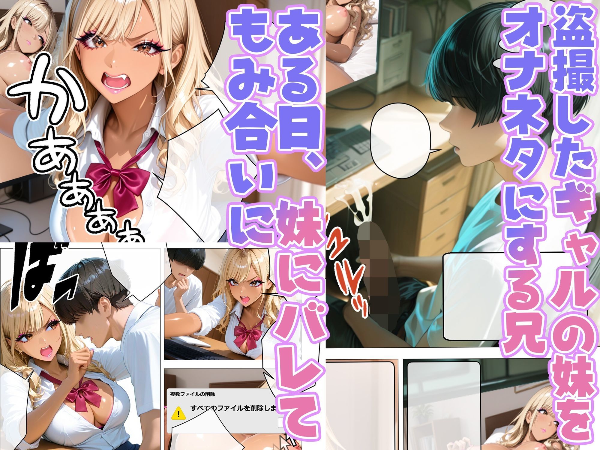 サンプル画像1:俺を嫌うギャルの妹が頭を打ったらなんでも信じてHやり放題(LoveDesStudio) [d_685507]