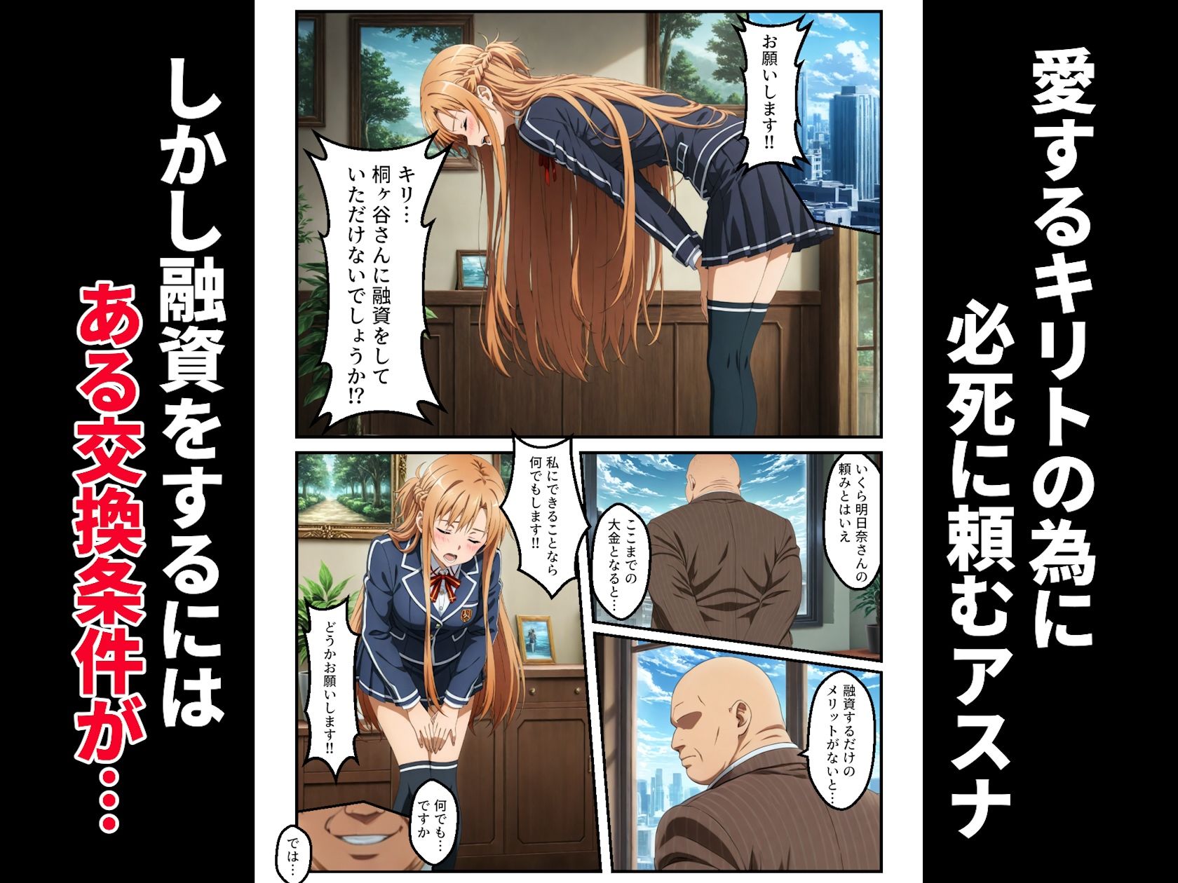 サンプル画像2:契約性交 〜アスナが堕ちるまで〜(なんのこっ茶本舗) [d_685815]