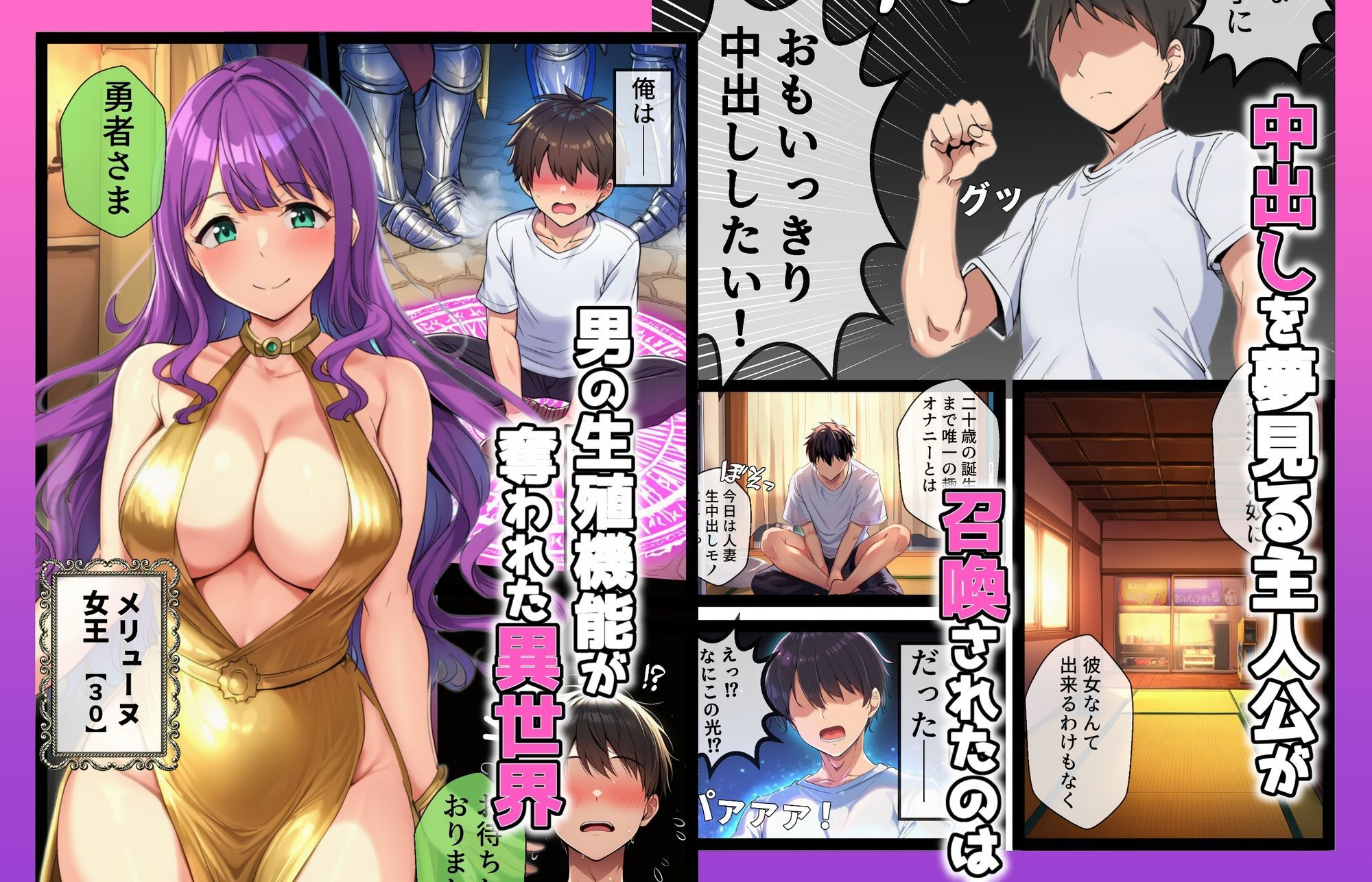 異世界行ったら俺だけ中出しシ放題の種付け勇者になった件 画像2