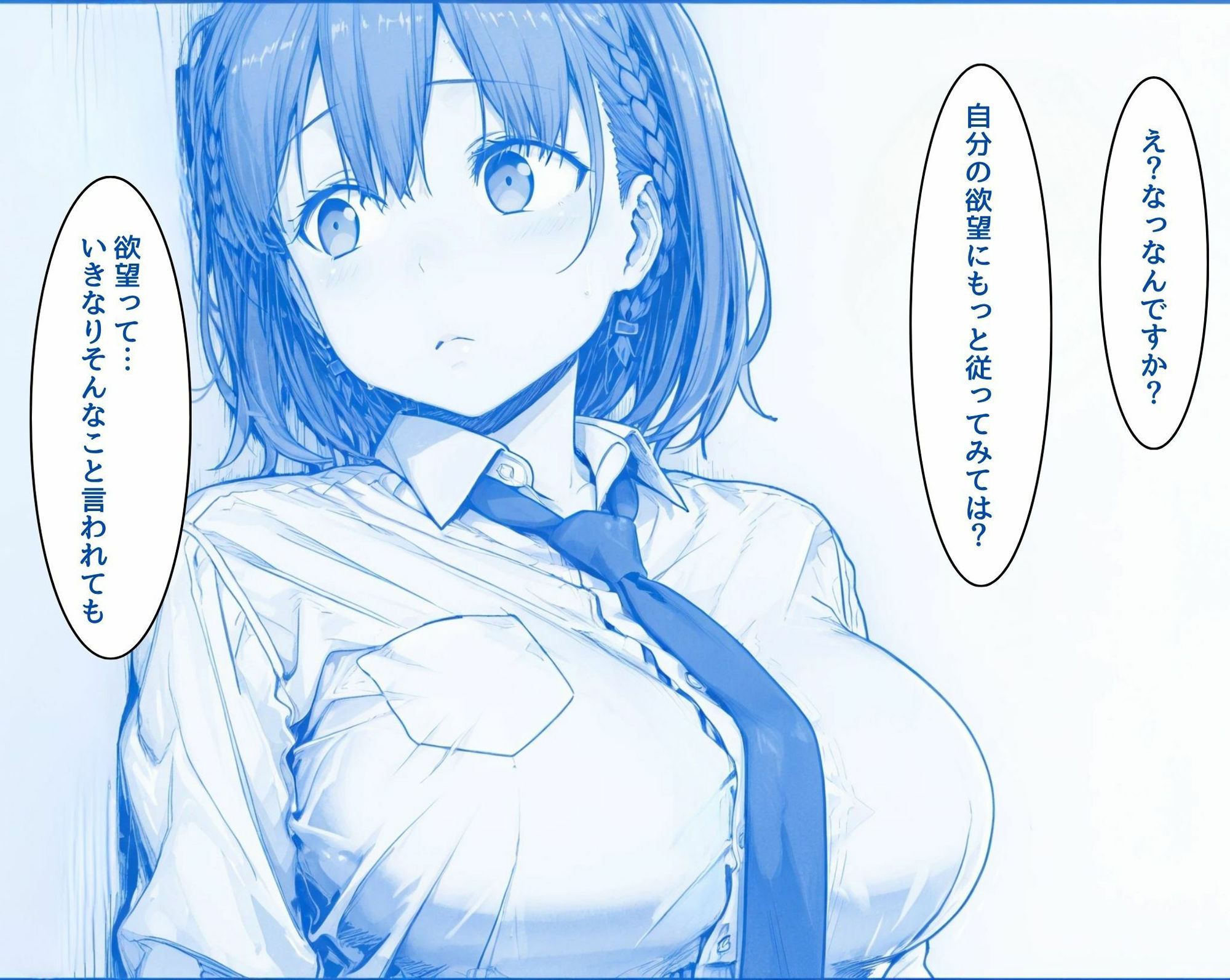 サンプル画像3:月曜日の堕落〜ちかんで目覚めるたわわな肉欲〜(サークルしろと) [d_685910]