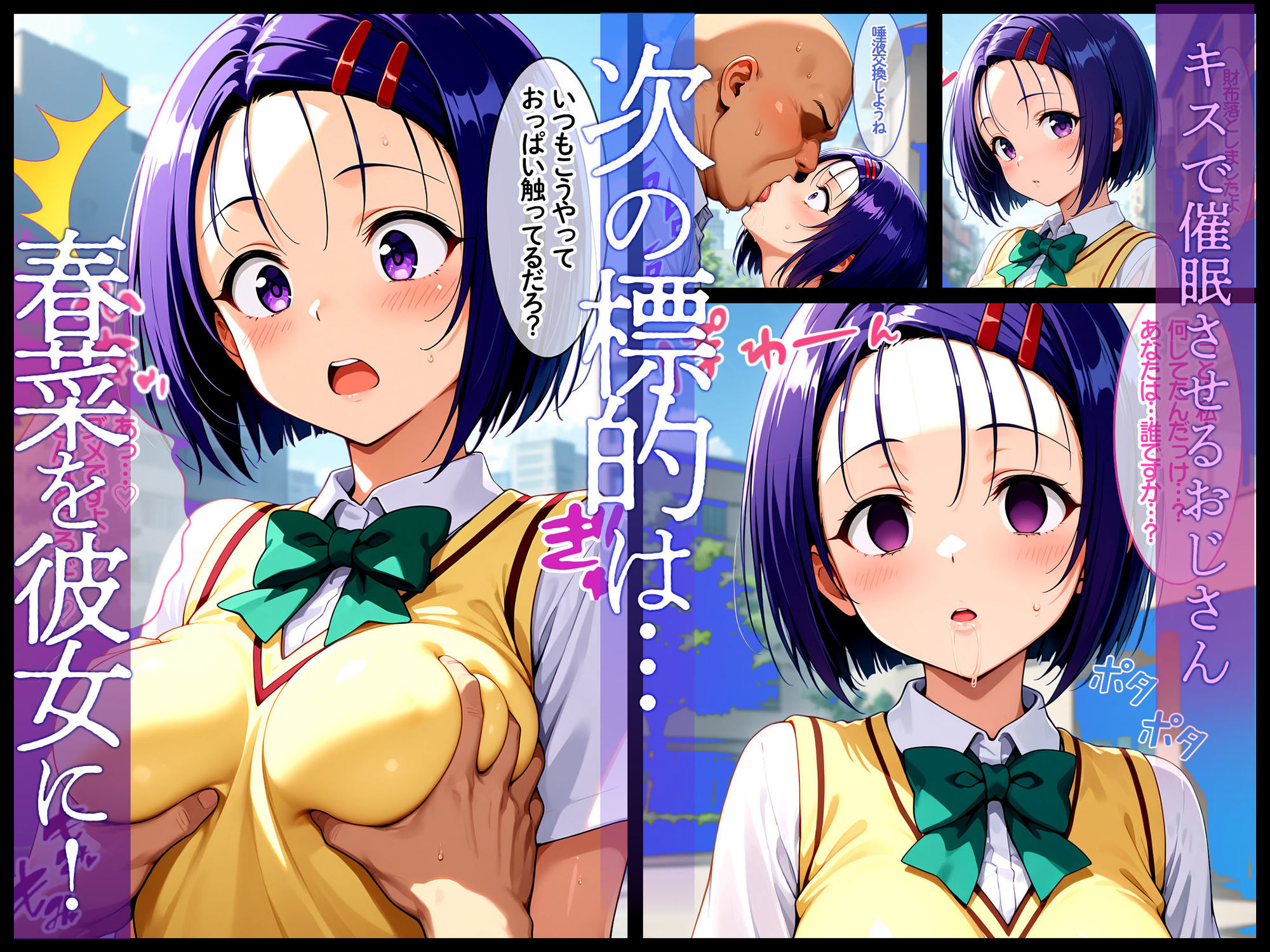 サンプル画像1:わたしの彼氏がエロ過ぎて…キスで催● 彼女をビッチ調教  〜前編〜(Residence) [d_685919]