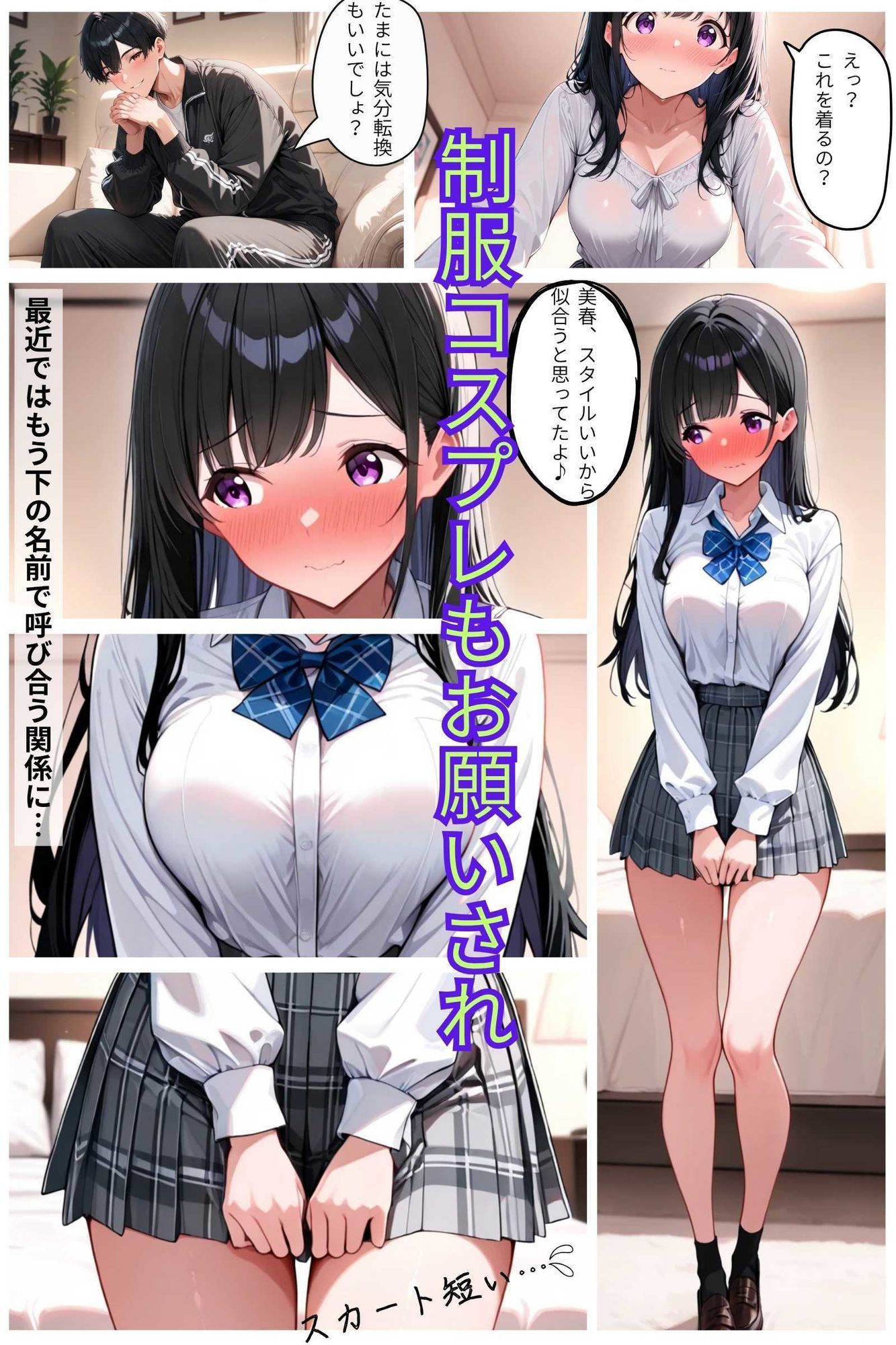 サンプル画像4:家賃はカラダで – 新婚若妻が夫を捨てて大家の子を孕むまで(AIとエロス) [d_686183]