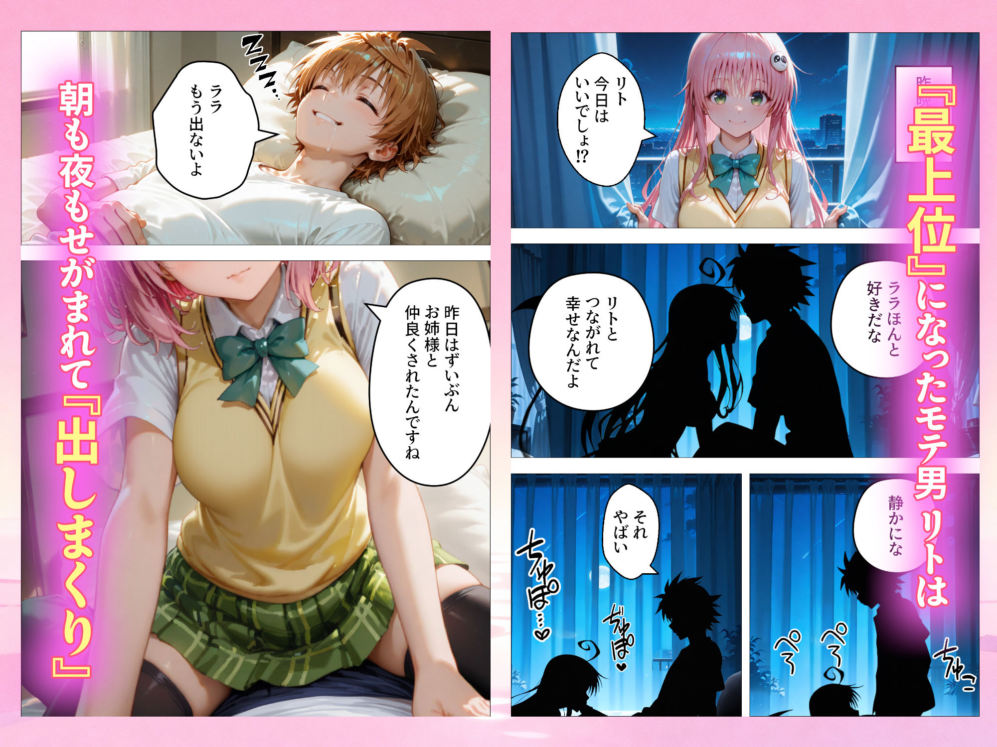 【無料エロ漫画】本番あり!?デリヘルノートでとらぶるハーレムをNN強奪してみた 古○川唯 西○寺春菜 籾岡里○(AI魔法おじさん) d_686844