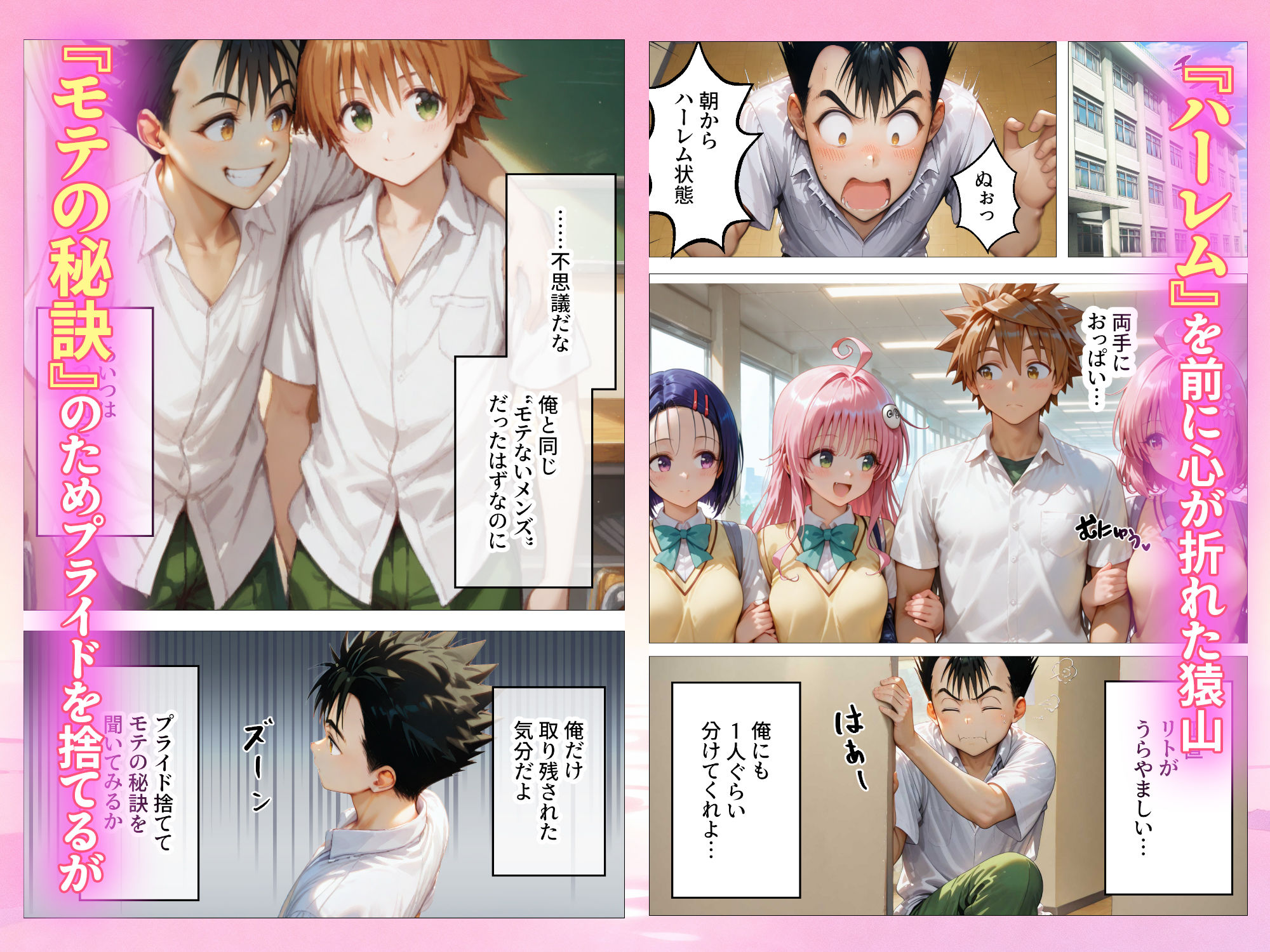 【無料エロ漫画】本番あり!?デリヘルノートでとらぶるハーレムをNN強奪してみた 古○川唯 西○寺春菜 籾岡里○(AI魔法おじさん) d_686844