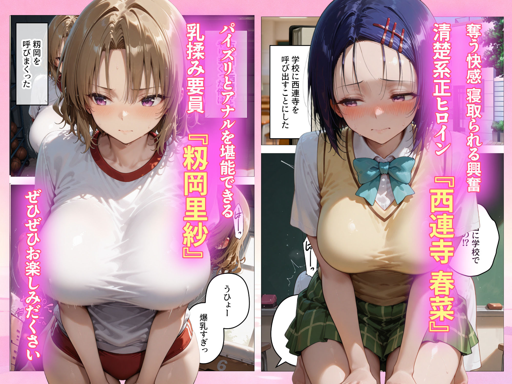 【無料エロ漫画】本番あり!?デリヘルノートでとらぶるハーレムをNN強奪してみた 古○川唯 西○寺春菜 籾岡里○(AI魔法おじさん) d_686844