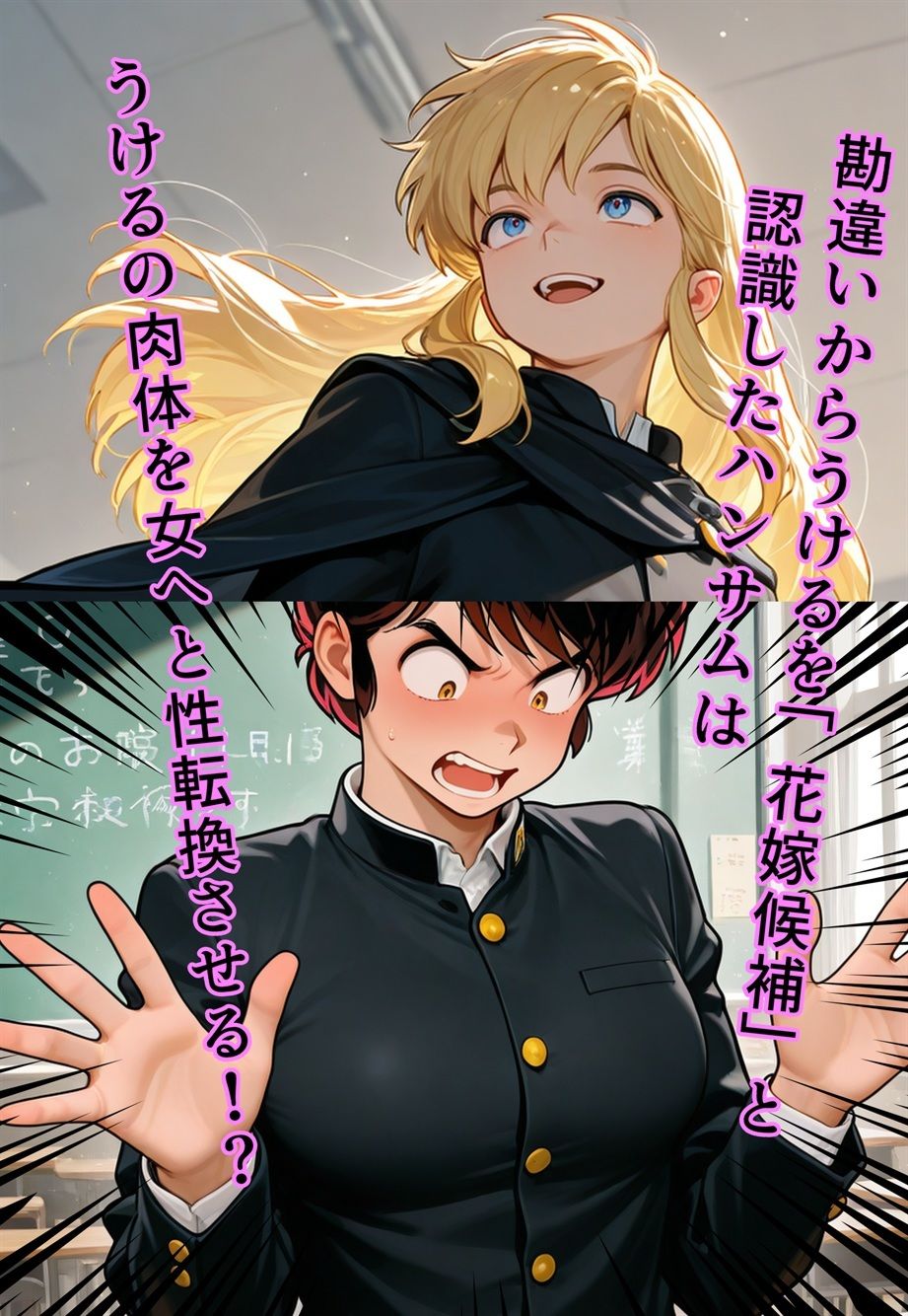 サンプル画像2:花嫁は元男！？愛と勘違いは宇宙規模(真城の秘宝館) [d_687000]