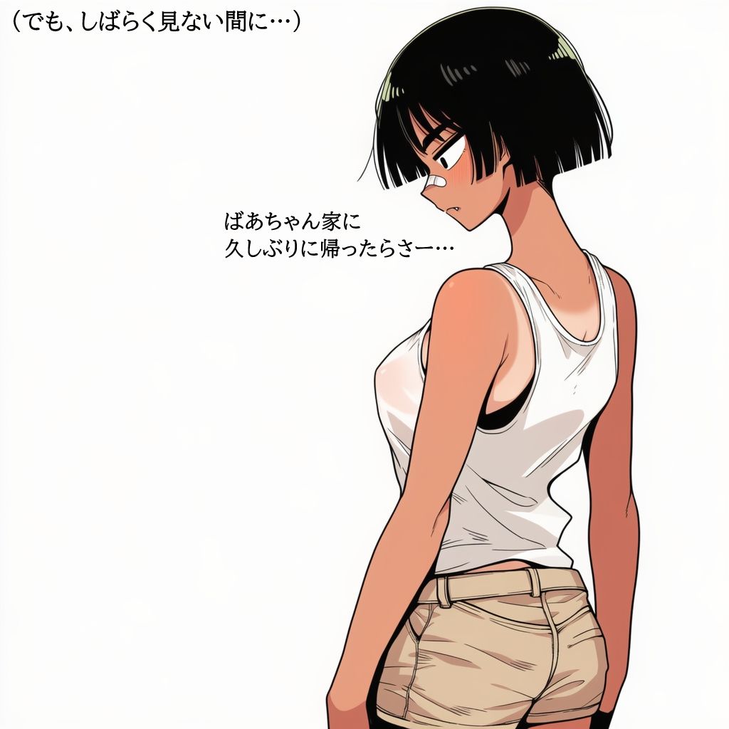 夏の田舎でボーイッシュな幼馴染に誘惑されたので、汗だくで無責任中出しセックスしまくって孕ませた。 画像3