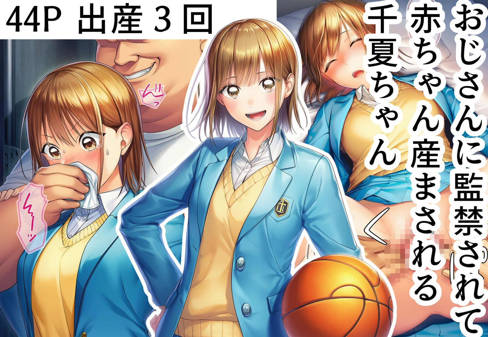 サンプル画像1:おじさんに監禁されて赤ちゃん産まされる千夏ちゃん(産め産め帝国) [d_687388]