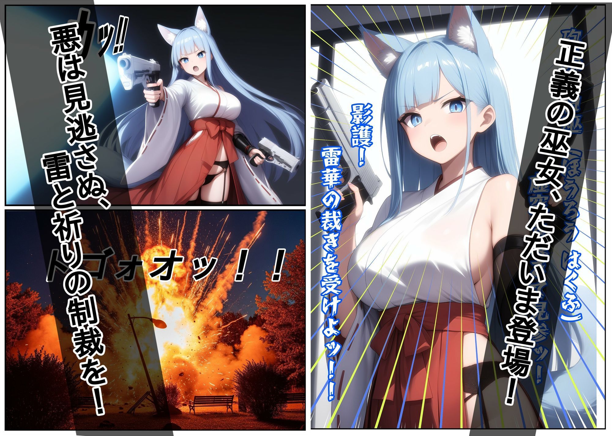 うるおい巫女  狼と弾丸とご奉仕巫女 画像2