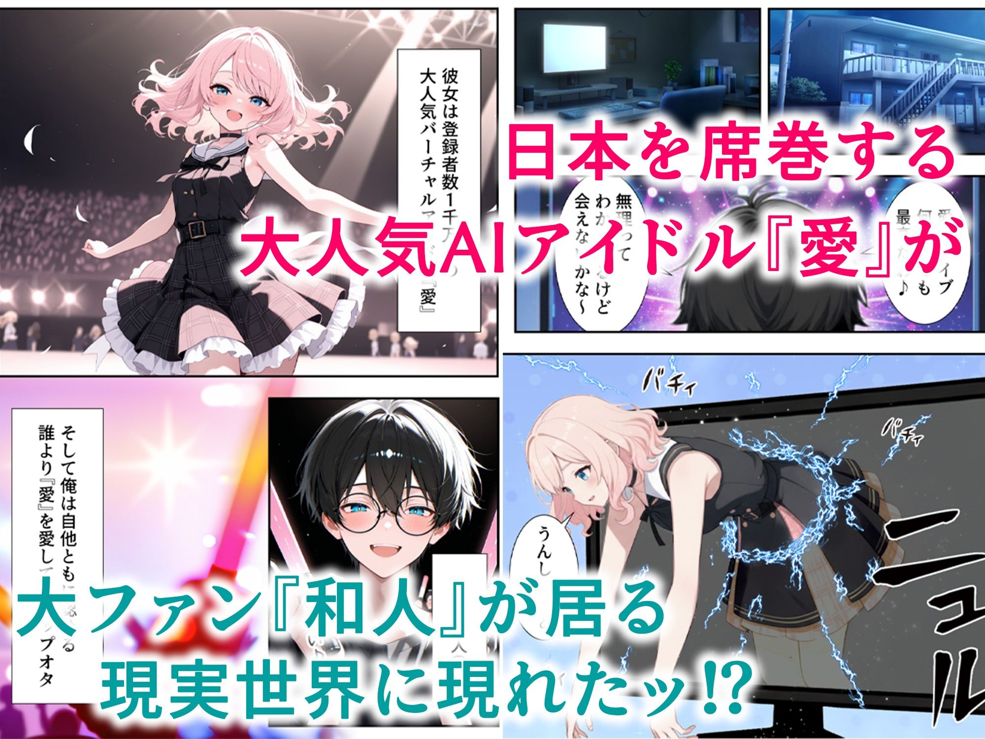 画面の向こうから推しが来た！失踪したAIアイドルとの甘とろ生活 画像1