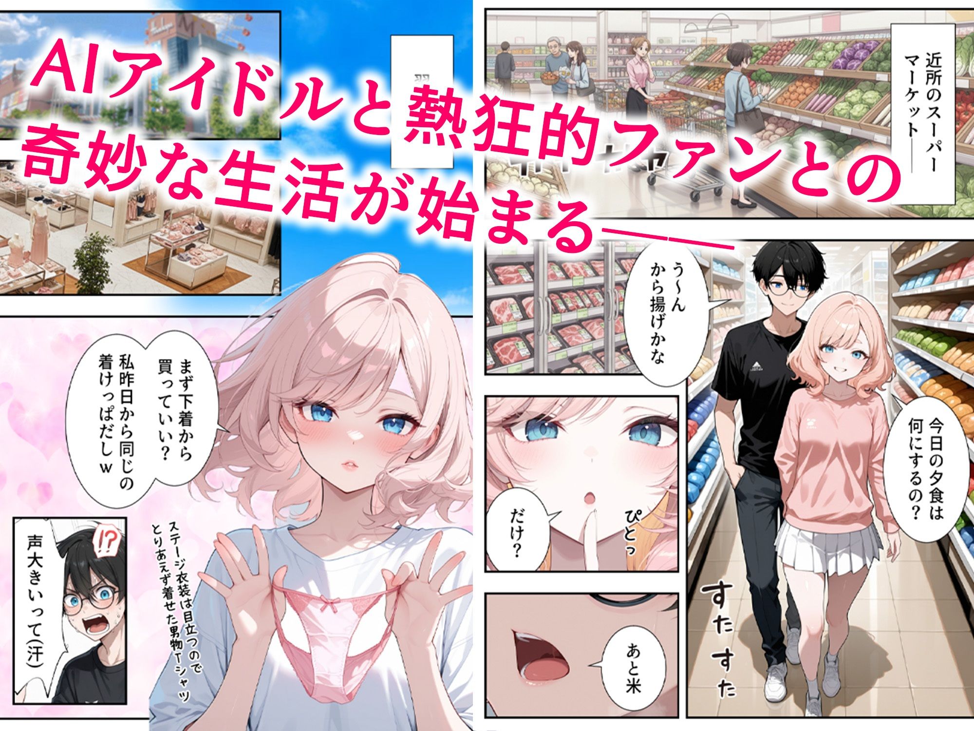 画面の向こうから推しが来た！失踪したAIアイドルとの甘とろ生活 画像3
