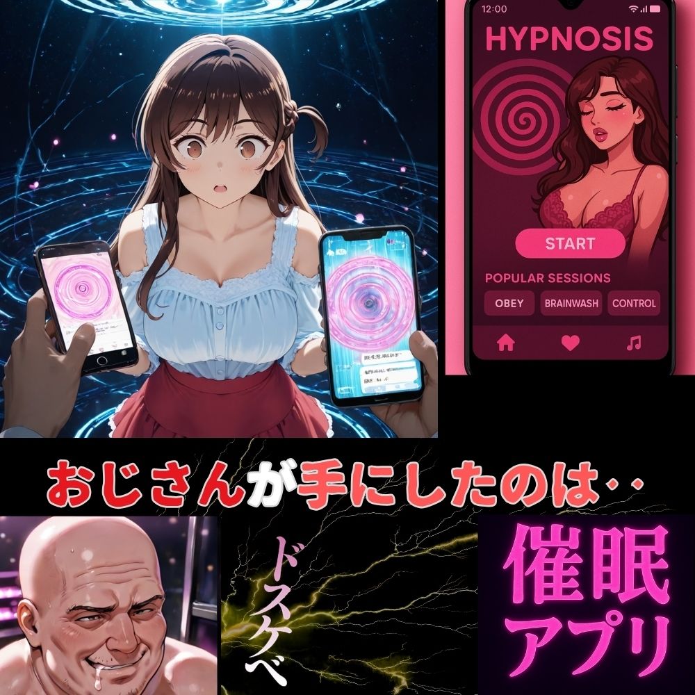 サンプル画像1:催●アプリで支配されたレンタル彼女‥水原千鶴の恋人モード暴走！(夢追い虫) [d_689020]