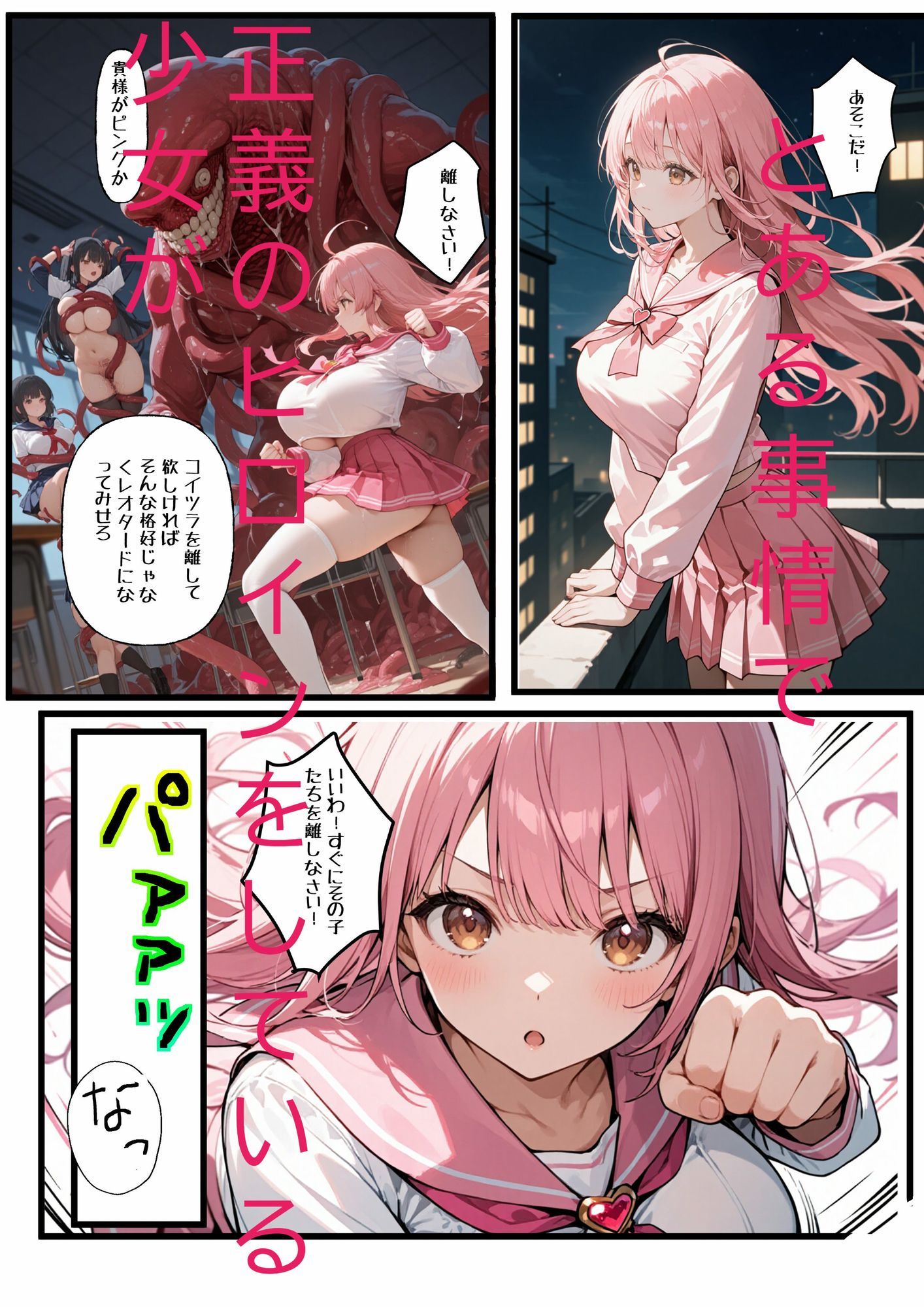 サンプル画像1:ピンクは負けない(sugerpowderflowerDL専用♂) [d_689269]