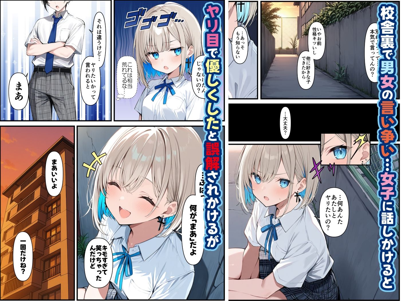 絶倫童貞が傷心ギャルを慰めたら 画像1