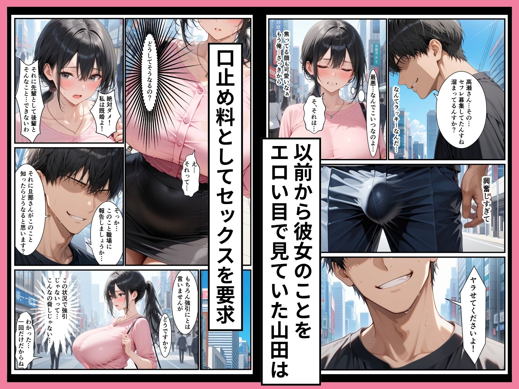 サンプル画像6:尻マニアの僕がマッチングしたデカ尻美人妻はバイト先のまじめ先輩(令和狸合戦そいやっさ) [d_689705]