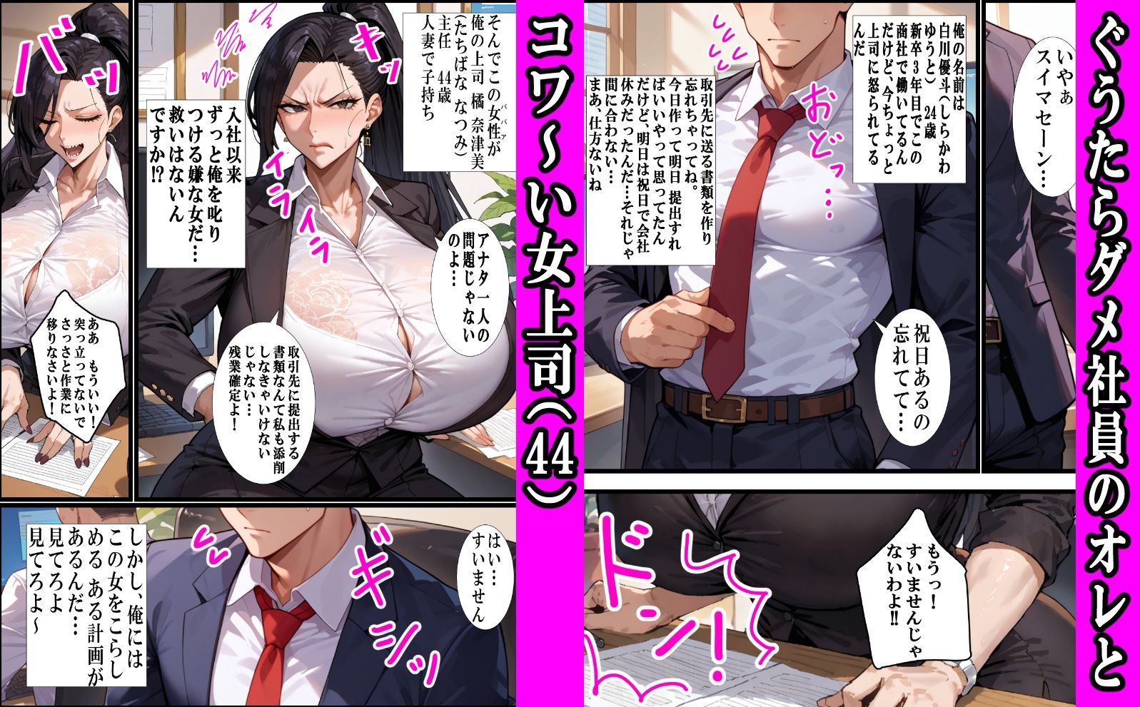 サンプル画像1:会社のコワ〜イ人妻子持ち女上司（44）絶頂ケツアクメNTR(超☆超妊婦メーカー) [d_690038]