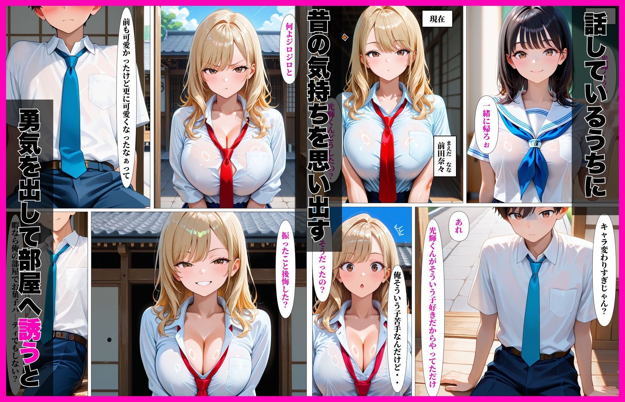 修学旅行先で再会した元カノと混浴した話 画像2