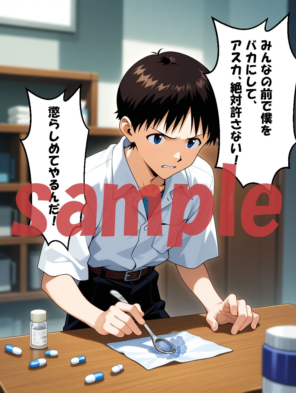 ◇ シンジの復讐、生意気なアスカにお仕置きを…… ◇ 画像1