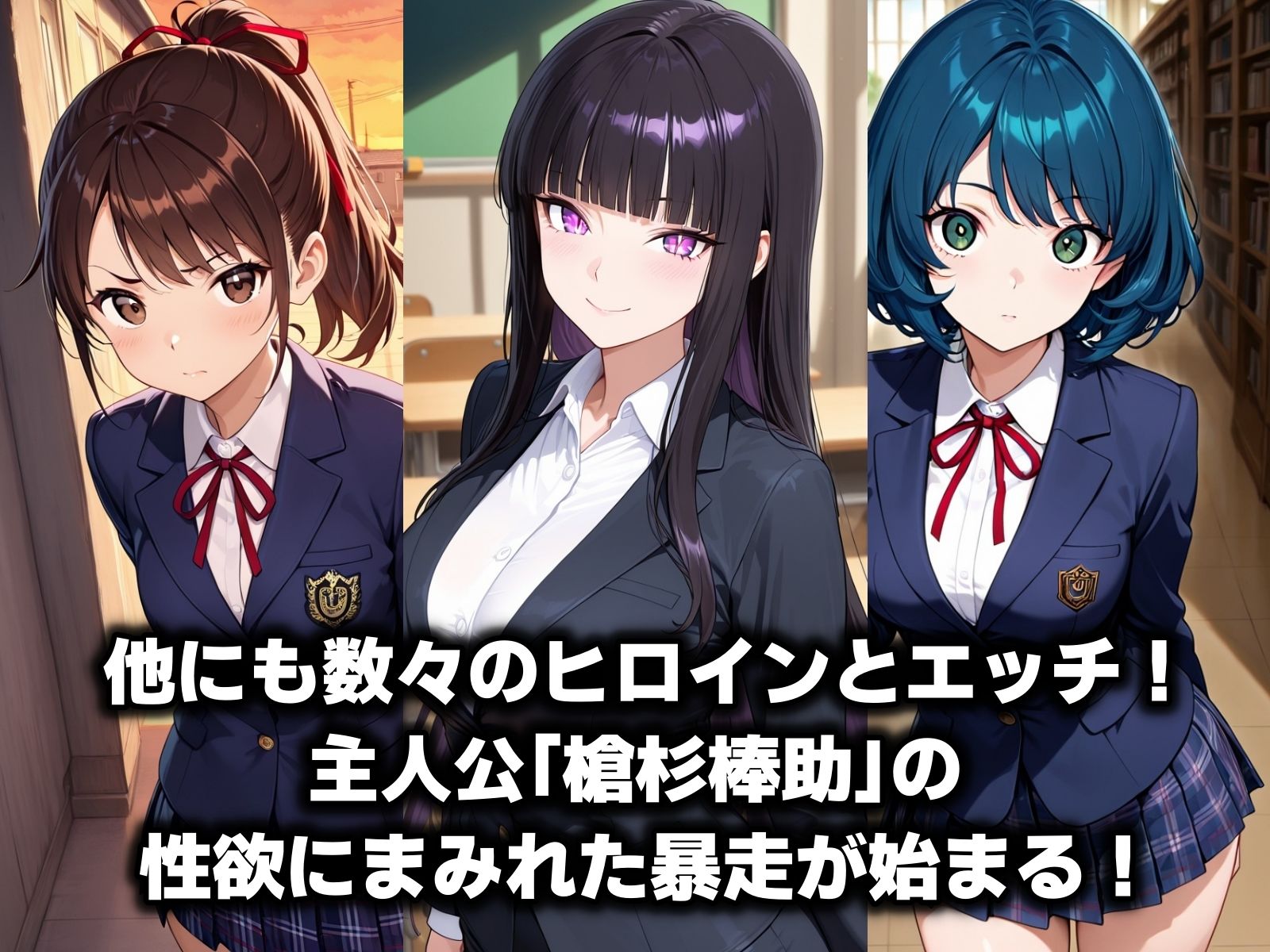 サンプル画像5:俺のチートスキル『魅了肉棒（マジカルチ●ポ）』がチートすぎて即堕ち学園ハーレム目指せるんですが！？(かにたま堂) [d_692121]