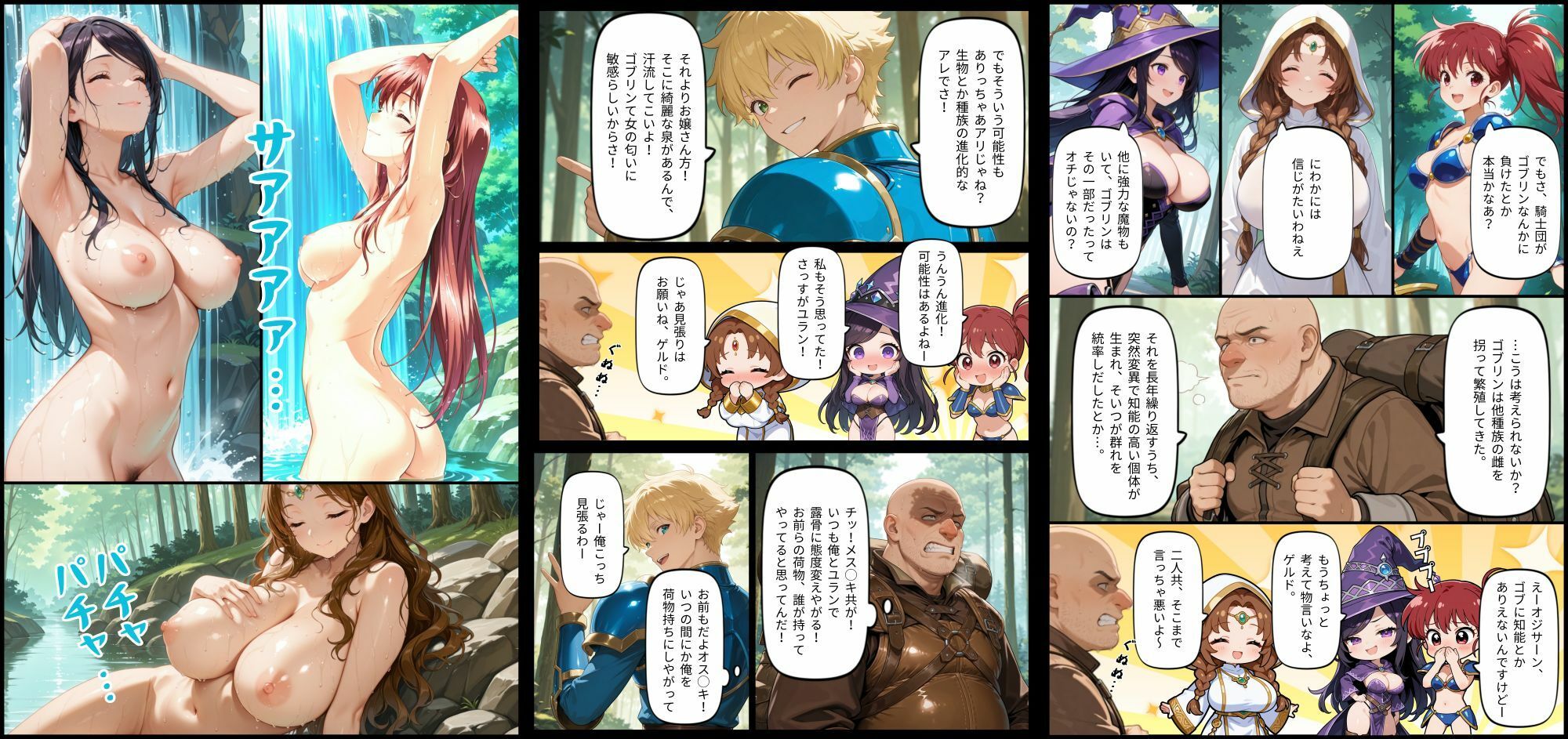 サンプル画像3:【コミック版】ゴブリン姦〜姫もエルフも冒険者も〜(ジアン八世) [d_692729]