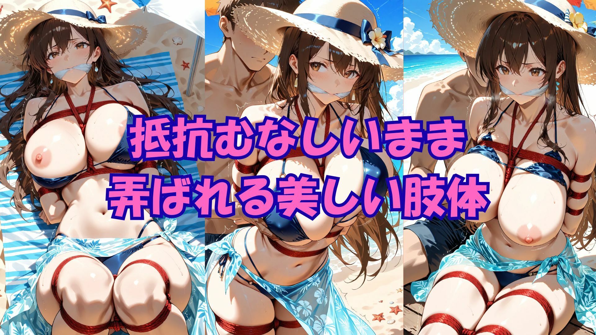 潮騒と緊縛 〜松岡紗季、悪夢の休暇〜 画像3