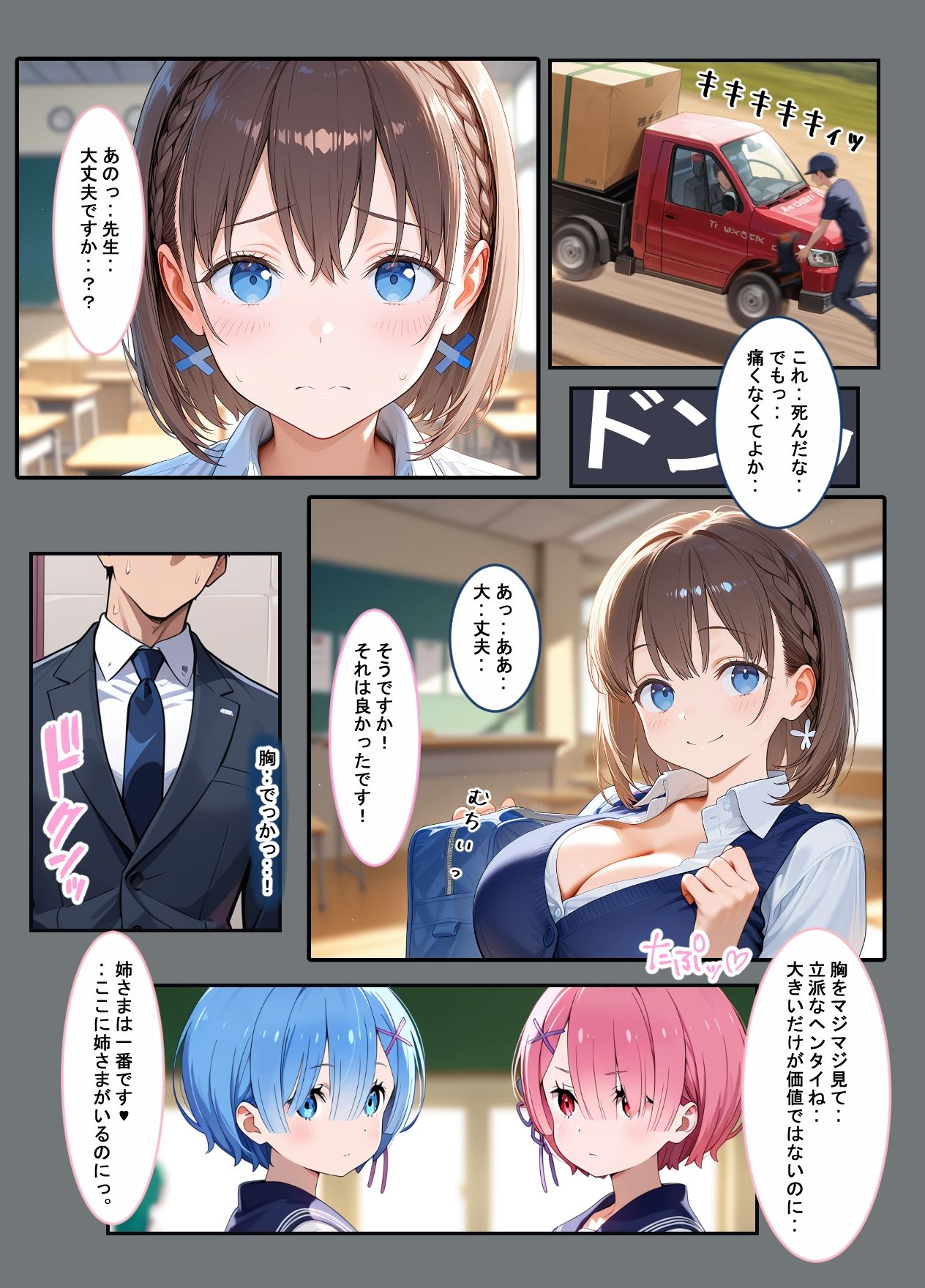 サンプル画像4:異世界で催淫モテモテ性教師になりました（よろず）(薬舐太郎) [d_693380]