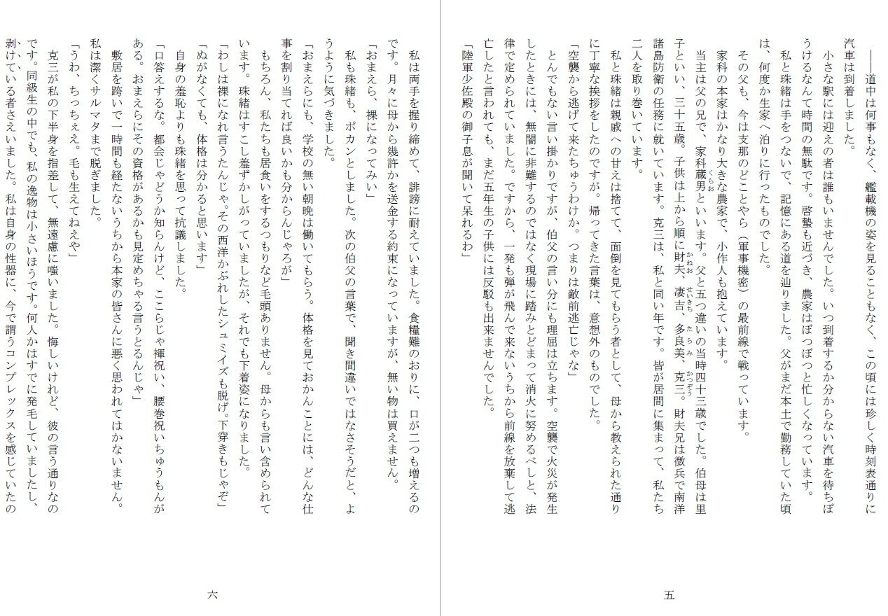 少非国民の兄妹（つがい） エロ漫画4