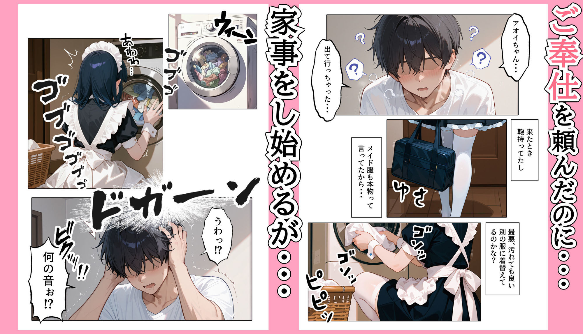 サンプル画像3:ラブドール頼んだら、メイドが来た(AOI-COMICS) [d_694180]