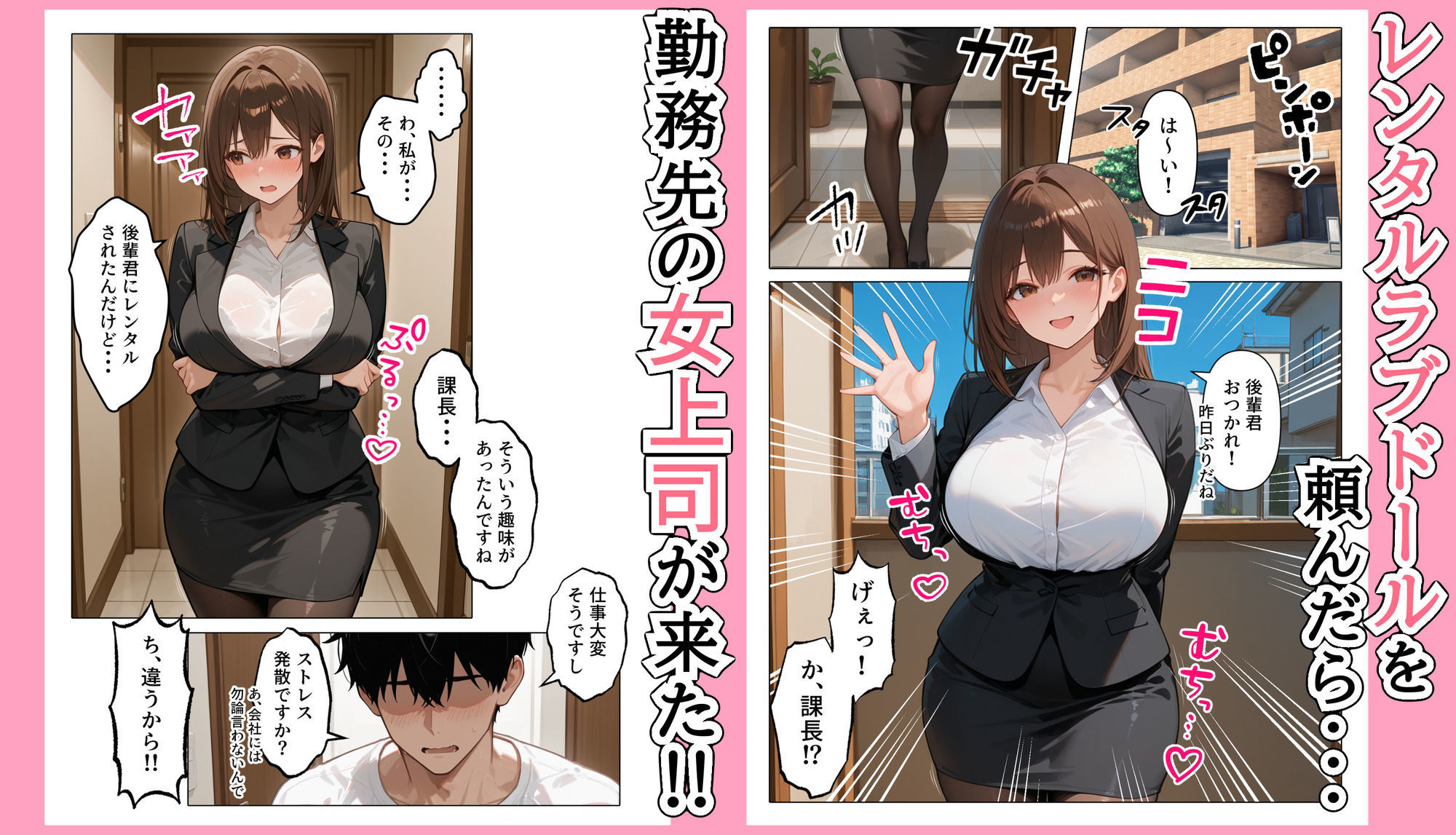 サンプル画像1:ラブドール頼んだら、女上司が来た(AOI-COMICS) [d_694293]