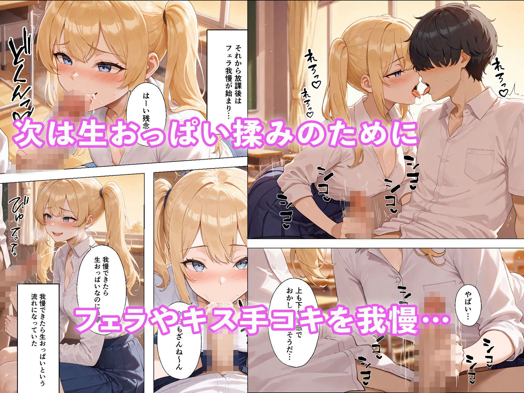 陰キャな僕がなぜか金髪ギャルと付き合えた話 〜金髪ギャルからの責めを我慢できたら生えっち！？〜 画像7