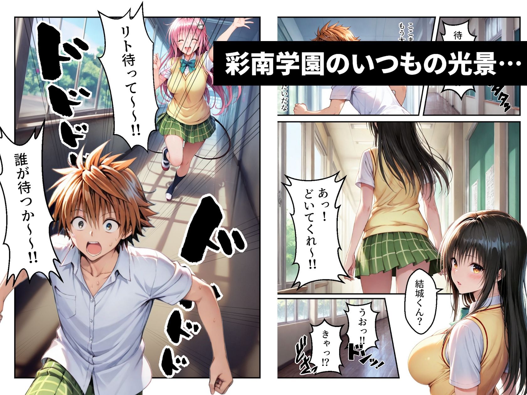 ガちんぽバトル！！ 〜ハレンチ風紀委員VS小悪魔お姫様〜1