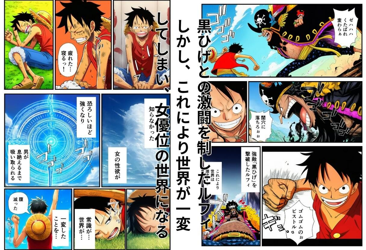 ワン〇ース 常識改革された世界で!ナミ・ビビ編 画像2