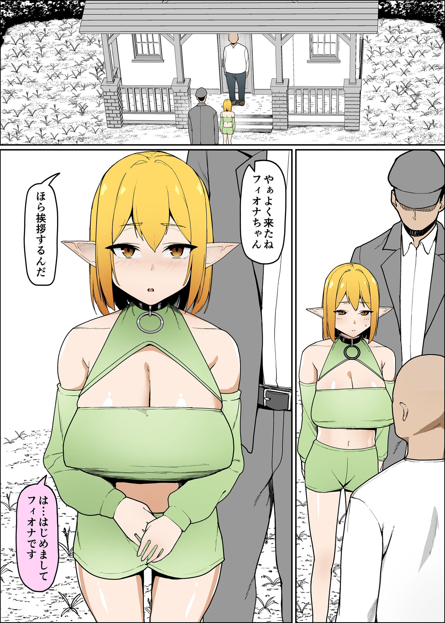 エルフのフィオナちゃんはおじさん達の従順な奴●のサンプル画像5