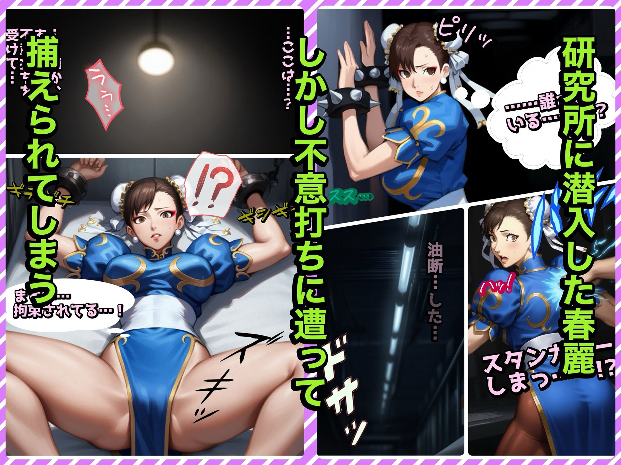 公式でくすぐりに弱い春麗を、徹底的にくすぐってぐら堕ちさせてみた 画像1